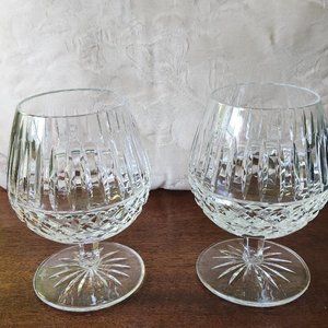 Tramore Waterford Crystal Pair (2) Brandy Snifters
